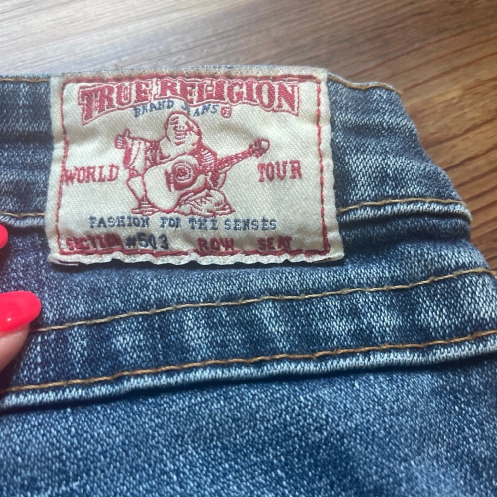 True Religion Blue Denim Jeans 30x33 style 503